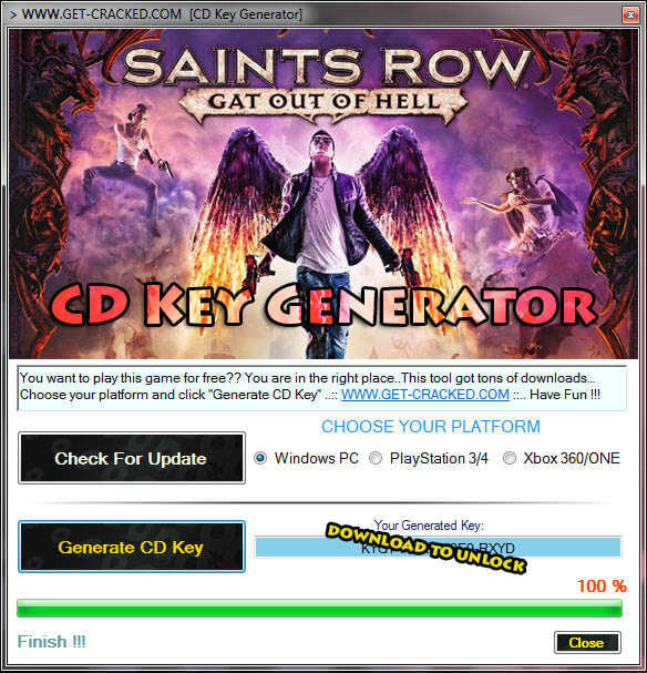 saints row gat out of hell cheats